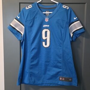 Matthew Stafford Womens  Xl Nike Blue Football Jersey